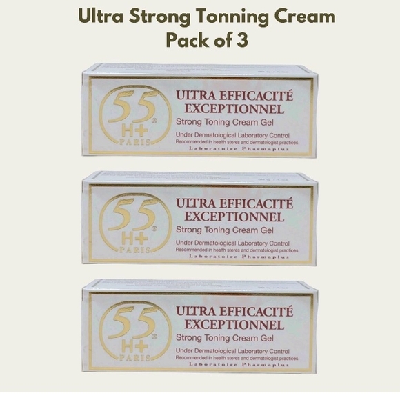 55H+ Paris Ultra Strong Toning Cream Pack of 3